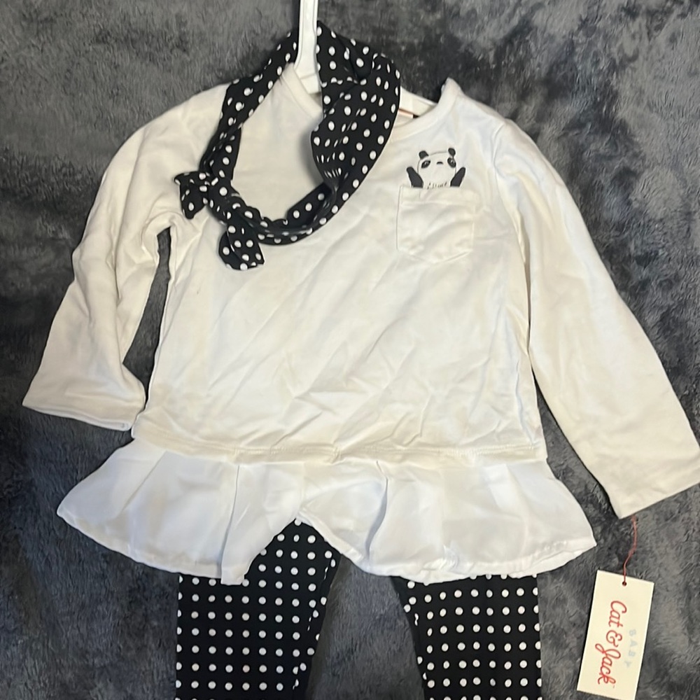 Girls 3 piece set with headband